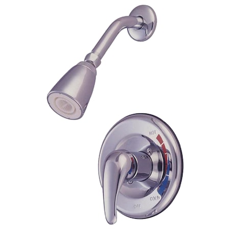 Kingston Brass Shower Faucet, 2, Wall Mount, Polished Chrome KB651SO